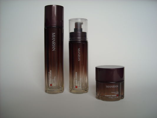 OEM 120ML 35ML 50G 30G অ্যাপ্লিকেশন L লোশন আই ক্রিমের জন্য খালি প্রসাধনী কাচের বোতল